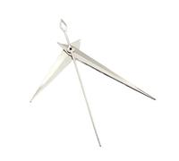 AOIMBNQC 1 Juego de Agujas Tipo Aguja 10 mm x 14 15 for Relojes NH35/NH36/4R35/4R36. Pieza Repuesto(Silver)