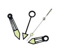 AOIMBNQC 1 Juego de manecillas NH34 Negras y Verdes con Cuatro Agujas Luminosas for Reloj GMT, compatibles Movimientos Hombre(8x12x12.5x12.5mm)