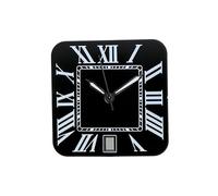 AOIMBNQC 1 Juego de Reloj NH35 26,8 mm con Esfera Cuadrada, Logotipo Personalizado, números Romanos, Ajuste for Hombre, Fecha a Las 6, Accesorios Movimiento(9)