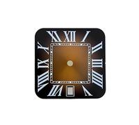 AOIMBNQC 1 Juego de Reloj NH35 26,8 mm con Esfera Cuadrada, Logotipo Personalizado, números Romanos, Ajuste for Hombre, Fecha a Las 6, Accesorios Movimiento(22)