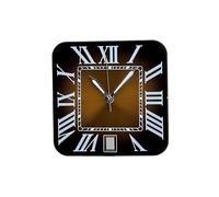 AOIMBNQC 1 Juego de Reloj NH35 26,8 mm con Esfera Cuadrada, Logotipo Personalizado, números Romanos, Ajuste for Hombre, Fecha a Las 6, Accesorios Movimiento(14)