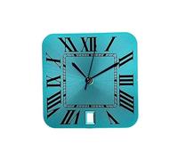 AOIMBNQC 1 Juego de Reloj NH35 26,8 mm con Esfera Cuadrada, Logotipo Personalizado, números Romanos, Ajuste for Hombre, Fecha a Las 6, Accesorios Movimiento(10)