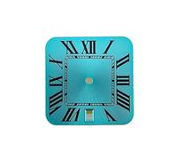 AOIMBNQC 1 Juego de Reloj NH35 26,8 mm con Esfera Cuadrada, Logotipo Personalizado, números Romanos, Ajuste for Hombre, Fecha a Las 6, Accesorios Movimiento(21)
