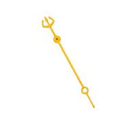 AOIMBNQC 1 manecilla de 13 mm for Reloj NH35 Trident, segundero, Grado C3, luminiscente, Compatible con Movimientos NH34/NH35/NH36. Pieza Repuesto(M5-Yellow)