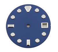 AOIMBNQC 1 manecilla Luminosa Verde de 28,5 mm for Movimiento Esfera NH35, Corona a Las 3, Piezas,8(B)