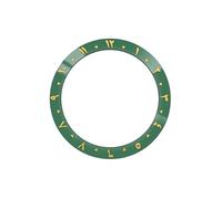 AOIMBNQC 1 Pieza de Anillo insertable Bisel cerámica con números arábigos curvos 38 mm x 30,7 Compatible modificaciones Relojes Seahorse for Hombre SKX007, SKX009, SRPD, GMT y Sub(07)