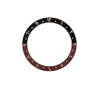 AOIMBNQC 1 Pieza de Anillo insertable Bisel cerámica con números arábigos curvos 38 mm x 30,7 Compatible modificaciones Relojes Seahorse for Hombre SKX007, SKX009, SRPD, GMT y Sub(31)