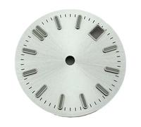 AOIMBNQC 1 Pieza de Repuesto for Reloj, Esfera estéril 29 mm, Compatible con Corona a Las 3, Movimiento NH35, Verde, Negro, Azul, Blanco(03)