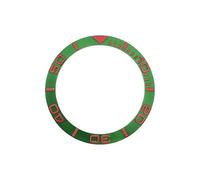 AOIMBNQC 1 Unidad de Anillo Bisel for Reloj NH35 NH36, Pieza Repuesto, Inserto Aluminio Curvo 38 mm x 30,7, Compatible con Cajas SKX007, SKX009, Sub y SRPD(02)