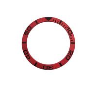 AOIMBNQC 1 Unidad de Anillo Bisel for Reloj NH35 NH36, Pieza Repuesto, Inserto Aluminio Curvo 38 mm x 30,7, Compatible con Cajas SKX007, SKX009, Sub y SRPD(12)