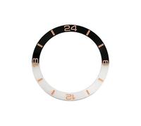 AOIMBNQC 1 Unidad de Anillo Caja NH35 38 mm x 30,7 con Inserto Bisel cerámico Inclinado Compatible Relojes SKX007, SKX009, Sub, GMT y NH36. Piezas Repuesto for reparación(03)