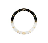 AOIMBNQC 1 Unidad de Anillo Caja NH35 38 mm x 30,7 con Inserto Bisel cerámico Inclinado Compatible Relojes SKX007, SKX009, Sub, GMT y NH36. Piezas Repuesto for reparación(05)