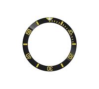 AOIMBNQC 1 Unidad de Anillo insertable Bisel cerámica Curva 38 mm × 30,7 Compatible con Cajas Reloj SKX007, SKX009, Sub y GMT, Movimiento NH35 NH36. Piezas for Caballero(03)