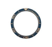 AOIMBNQC 1 Unidad de Anillo insertable Bisel cerámica Curva Mate 38 mm x 30,7 for Caja Reloj SKX007 Sub GMT con Movimiento NH35 NH36. Piezas for Hombre(09)