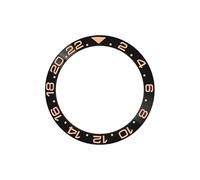AOIMBNQC 1 Unidad de Anillo insertable Bisel cerámica Curvado 38 mm x 30,7 Compatible con Cajas Reloj SKX007, SKX009, SKX011, GMT y Sub (NH35, NH36). Piezas Repuesto for Relojes Hombre(17)