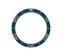 AOIMBNQC 1 Unidad de Anillo insertable Bisel Inclinado cerámica SKX007 38 mm x 30,7 Compatible con Relojes GMT Sub SKX009 y Piezas NH35 NH36(06)