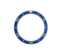 AOIMBNQC 1 Unidad de Anillo insertable Bisel Plano cerámica 38 mm x 31,5 Compatible con Cajas Relojes SKX007, SKX009 y SRPD, Piezas Repuesto for Movimientos NH35 NH36(02)