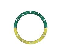 AOIMBNQC 1 Unidad de Bisel Aluminio 38 mm Estilo GMT for Relojes Buceo, Compatible con Cajas 40 Accesorio Repuesto for(17)