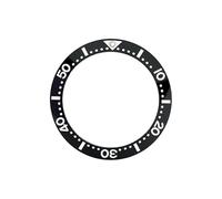 AOIMBNQC 1 Unidad de Bisel Plano cerámica 39,7 mm x 31,5, Pieza Repuesto for Reloj Caballero(03)