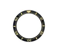 AOIMBNQC 1 Unidad de Bisel Plano cerámica 39,7 mm x 31,5, Pieza Repuesto for Reloj Caballero(04)