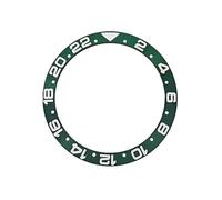 AOIMBNQC 1 Unidad de Bisel Reloj 38 mm con Inserto Aluminio, diámetro Interior 30,5, Repuesto for Caja 40(Dark Green)
