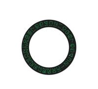 AOIMBNQC 1 Unidad de Disco Calendario Redondo NH35, visualización Fecha a Las 3 en Punto, Color Negro, for Movimiento NH36, Rueda día, Placa, Pieza Reloj(Dark Green)