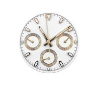 AOIMBNQC 1 Unidad de Esfera 29 mm C3 con Agujas Luminosas Verdes, Juego Combinado Compatible Movimiento VK63. Piezas y Accesorios for Relojes en Negro, Blanco, Azul Oro Rosa(18)