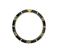 AOIMBNQC 1 Unidad de Inserto Bisel cerámica 39,3 x 32,7 mm, Anillo Plano Compatible con Cajas Relojes Buceo for Hombre NH35, NH36 y 7S26(03 Ceramic Ring)