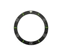 AOIMBNQC 1 Unidad de Inserto Bisel cerámica Curva Mate 38 mm x 30,7 for Caja Reloj SKX007 SKX009 Sub GMT, Piezas Movimiento NH35 NH36(05)