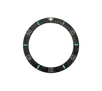 AOIMBNQC 1 Unidad de Inserto Bisel cerámica Curva Mate 38 mm x 30,7 for Caja Reloj SKX007 SKX009 Sub GMT, Piezas Movimiento NH35 NH36(04)