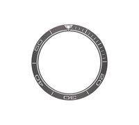 AOIMBNQC 1 Unidad de Inserto Bisel cerámica Curvada 38 mm × 30,7 Compatible con Caja Reloj Sub SKX007 SKX009 GMT, Movimiento NH35 NH36, Piezas reparación for Caballero(01)