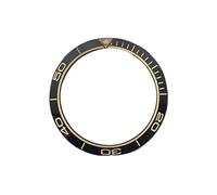 AOIMBNQC 1 Unidad de Inserto Bisel cerámica Curvada 38 mm × 30,7 Compatible con Cajas Reloj SKX007, SKX009, GMT y Sub, Movimiento NH35 NH36. Piezas for Hombre(06)