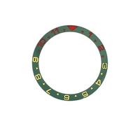 AOIMBNQC 1 Unidad de Inserto Bisel Plano cerámica 38 mm x 31,5 Compatible con Cajas Relojes SKX007, SKX009, SKX011 y SRPD, Piezas Repuesto for Movimientos NH35 NH36(17)