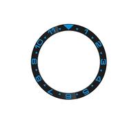 AOIMBNQC 1 Unidad de Inserto Bisel Plano cerámica 38 mm x 31,5 Compatible con Cajas Relojes SKX007, SKX009, SKX011 y SRPD, Piezas Repuesto for Movimientos NH35 NH36(24)
