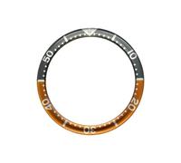 AOIMBNQC 1 Unidad de Inserto Bisel Resina 39x32 mm con Anillo Tortuga Compatible Cajas Relojes 6105 y 6309(15)