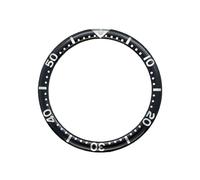 AOIMBNQC 1 Unidad de Inserto Bisel Resina Plana 39 mm x 32,2 for Cajas NH35, Compatible con Relojes Turtle 6105 y 6309 (NH36)(11)