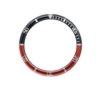 AOIMBNQC 1 Unidad de Inserto Bisel Resina Plana 39 mm x 32,2 for Cajas NH35, Compatible con Relojes Turtle 6105 y 6309 (NH36)(22)