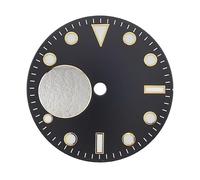AOIMBNQC 1 Unidad. La Esfera esqueletizada NH38 de 28,5 mm Cuenta con iluminación Azul for Accesorios relojería(NO. 3)