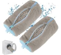 Aoipend Paquete de 2 bolsas para lavadora de zapatos, bolsa de lavandería de malla de tamaño grande para zapatos, usos recomendados para todos los tamaños de tenis lavables, correr, baloncesto,