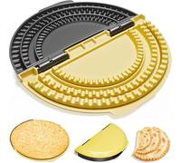 Aoipend Sellador de tortillas, prensadora de tortillas para tacos, grande, corteza extraíble y ajustable, máquina de quesadilla para 10 envolturas, burritos, pasteles, tortillas, albóndigas, sándwich