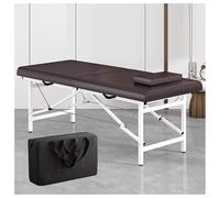 aoiuaoeniu Mesa de Masaje, Camilla Masaje Plegable, Estructura de Acero, Robusta, Multiusos, Relleno Alta Densidad, Polipiel, 180x60x60/185x70x60CM, Material de Acero Inoxidable Grueso