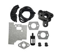 AOIUU 1 Juego de junta de brida del carburador del colector de admisión Ftis for SthiL FS75 FS80 FS85 filtro de combustible tubo flexible juego de ojales cortadora de césped