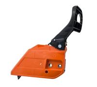 AOIUU Conjunto de freno de cadena, piñón, cubierta de embrague, guardamanos, kit de manija compatible con motosierras Hus-qvana 136, 137, 137E, 141, 142 y 142E. Reemplazo 530054802.