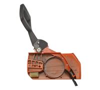 AOIUU Cubierta lateral del embrague de cadena, conjunto de freno, compatible con motosierras Hus-qvana 61, 66, 266, 268 y 272