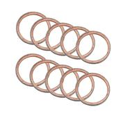 AOIUU Junta de escape for motocicleta compatible con Yam-ha YXF85 Wolverine X4 (2018-2020), X2 (2019-2023) y MTT9GT Tracer (2019-2022).(10pcs)