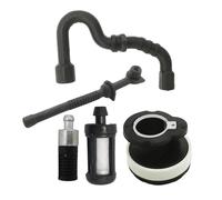 AOIUU Kit de manguera de aceite de combustible, colector de admisión de carburador, Ftis for SthiL 017 018 MS170 MS180 MS 170 180, piezas de goma for motosierra Aftermarke