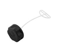 AOIUU Tapa del tanque de combustible for herramientas, compatible con varios cortasetos de gasolina, cepillos, plástico, negro, motosierra de jardín, cortador de 43 cc, 52 cc y 55 cc.