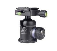 AOKA - Cabezal de Bola Profesional de 360 Grados con Placa de liberación rápida de 1/4 Pulgadas, Peso de 1,08 Libras/0,49 kg, Carga máxima de 66 libras/30 kg, Apto para trípodes, monopié, cámaras SLR