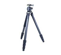 AOKA KF254C - Trípode de Carbono y rótula BH33, Color Negro y Azul