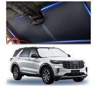 Aokdom Parasol de Vidrio Grueso 240T para automóvil y Viene con Bolsa de Almacenamiento, Mantiene el Interior del Coche Fresco, Parasol Universal para Parabrisas (57.1 x 31.5 Pulgadas)